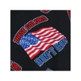 thumbnail image 2 of Mens Black US Flag Colors Dont Run Sleep & Lounge Pants Pajama Bottoms Small, 2 of 2