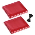 thumbnail image 1 of VEVOR 2 Pcs Rideaux de Soudure, Écran de Protection en Vinyle Résistant aux Flammes avec Protection UV à 6 Niveaux et Trous de Suspension, Portable pour Atelier/usage Industriel, Rouge, 1 of 9