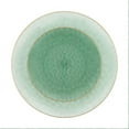 thumbnail image 4 of Disposable 10" Organic Hammered Collection Green with Gold RIM Plastic Diner/Meal Plates for Elegant parties, Weddings & All occasions.: 60CT, 4 of 5