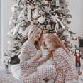 thumbnail image 5 of Sinhoon Family Matching Pajamas Christmas Jammies Clothes Holiday Sleepwear Sets Long Sleeve Pjs, 5 of 7
