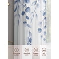 thumbnail image 3 of Blue Eucalyptus Leaves Sheer Curtains for Living Room Bedroom Watercolor Spring Botanical Sheer Curtains 72 Inch Long 2 Panels Set Light Filtering Curtain Window Treatments Drapes for Dining Room, 3 of 6
