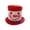 Black-C, variant on Christmas Uncle Sam Hat, Fancy Cartoon Festive Decorative Accessory For Holiday Parades Parties And Seasonal Celebrations 1 Pack Medium Size Festive Headpiece For