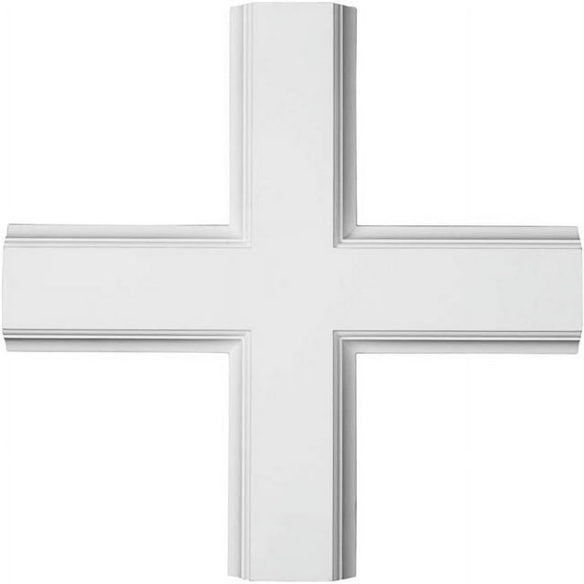 Ekena Millwork CC05ICI02X20X20TR 20 x 2 x 20 in. Inner Cross Intersection for 5 Traditional Coffered Ceiling System