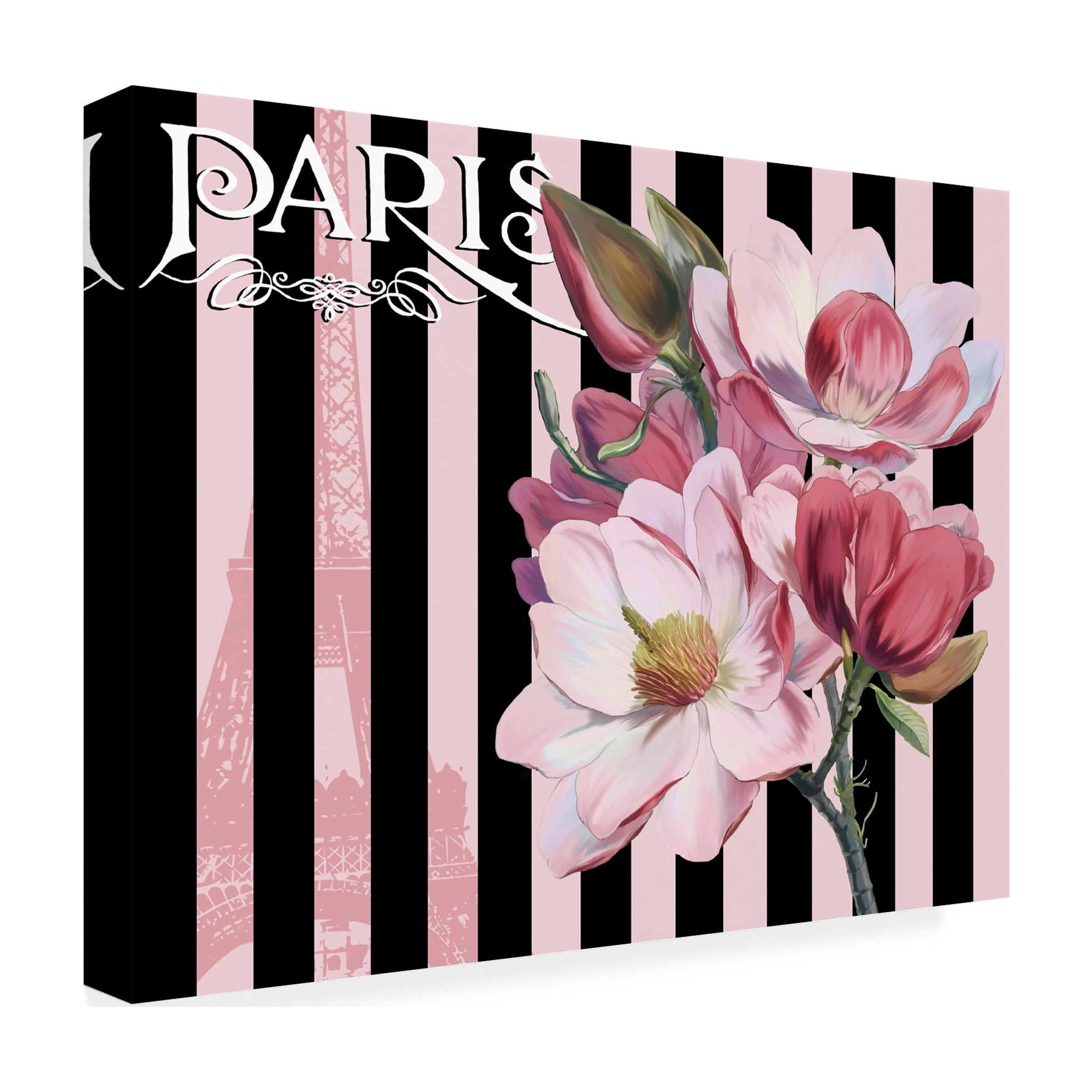 Trademark Fine Art 'Paris Magnolias III' Canvas Art by Tina Lavoie