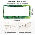thumbnail image 3 of Coolnut Saint Patricks Green Shamrock License Plate Frames 2 Packs,License Plate Covers,Universal Aluminum Tag Frame for Front and Rear Car Tags91 Home Decor, 3 of 7