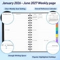 thumbnail image 3 of Planificador diario Winkooy 2026-2027 A5 semanal y mensual, 3 of 8