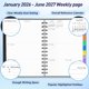thumbnail image 3 of Planificador diario Winkooy 2026-2027 A5 semanal y mensual, 3 of 8