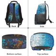thumbnail image 4 of ZUXONGSY Stained Glass Turtle Coral Fish Print School Backpack for Teens Girls Boys, 4-in-1 Kids Backpack Bookbag Set School Bags with Lunch Box Pencil Case and Water Bottle Holder, 4 of 6