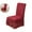 Red, variant on VQPeo Elastic Dining Chair Covers - Stretch Washable Chair Slipcovers with Skirt Universal Fit for Home, Party for Kitchen, Holiday Decor