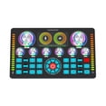 thumbnail image 1 of Q7 Live Sound Card For PC Cellphone HIFI Mixer Record Singing Equipment set for Live Broadcast and Recording Sound Card ,Reduced Noise, 1 of 6