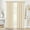 Tan/White, variant on PowerSellerUSA Semi-Sheer Tailored Window Curtains, Modern Shell Stitched Embroidery for Kitchen, Livingroom and Bedroom, Rod Pocket Top, 52" W x 84" L, Panel