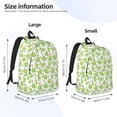 thumbnail image 2 of Easygdp Kawaii Avocado Durable Canvas Laptop Backpack,Water-Resistant,Adjustable Shoulder Strap,Large Capacity,Lightweight,Fits 15-17in Laptops for School, Work, Travel-Small, 2 of 5