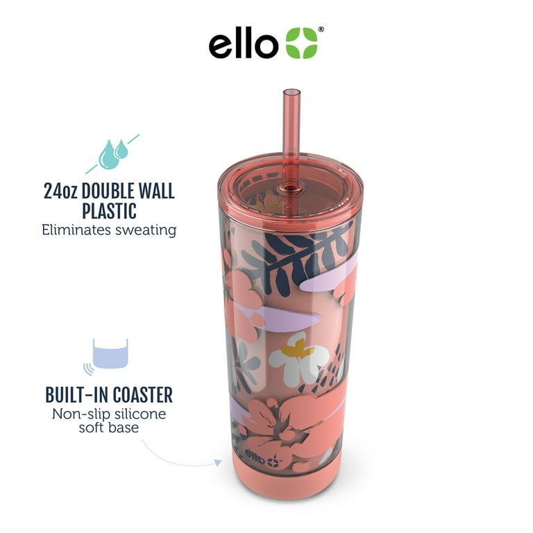 Ello Peak 20oz Double Wall Insulated Plastic Tumbler