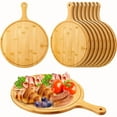 thumbnail image 3 of 10/5pcs High Quality Pizza Board with Handle, 15inx11in, Natural Pizza Serving Board for Homemade Pizzas, Cutting Fruits and Vegetables, Bread, Cheese and Serving Boards, Kitchen Accessories, 3 of 9