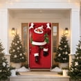 thumbnail image 6 of Ouuluon Festive Christmas Door Cover, 35X71 inch Front Door Cover for Door Wall Holiday Party Decoration, 6 of 7