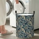 thumbnail image 5 of Fotbe Indian Paisley 2 Cesto de Ropa con Asas, Cesto Impermeable de Gran Capacidad, Bolsa de Lavado para Dormitorio, Cesto de Ropa con Ruedas y Asas-Medium, 5 of 6
