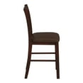 thumbnail image 4 of Furniture of America Orellana Wood Padded Bar Stool in Espresso (Set of 2), 4 of 10