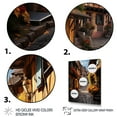 thumbnail image 3 of Designart "Medieval Charm Alsace s French Village III" Cityscapes Floater Framed Wall Art Living Room, 3 of 7