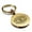 Gold, variant on Stainless Steel Nazar Evil Eye Good Luck Charm Round Medallion Keychain Circle Ring