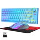 thumbnail image 1 of ZIYOULANG T50 60% Inalámbrico RGB Teclado y Mouse para Juegos 4000mAh Recargable, 64 Teclas TKL Diseño Ultracompacto, Mouse para Juegos Ligero para PC MAC PS4 Xbox Office Gamers-azul, 1 of 5