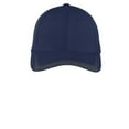 thumbnail image 2 of Sport-Tek Pique Colorblock Cap-One Size (True Navy/ Graphite), 2 of 3