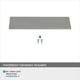 thumbnail image 3 of Amerock Edge Pulls 3-3/4 inch (96mm) Center-to-Center Satin Nickel Cabinet Edge Pull, 10 Pack, 3 of 4