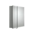 thumbnail image 4 of Croydex Oreille Square Double Door White Steel Medicine Cabinet, Mirror Doors (24X24in), 4 of 9