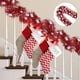 thumbnail image 4 of Barra de flores de lana roja de 1000 cm con cinta de Navidad | Decoración para fiestas navideñas | Lazos de envoltorio de regalo | Árbol de Navidad, Corona, Guirnalda y Decoración para Eventos |, 4 of 6