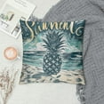 thumbnail image 2 of Autua Pineapple Tropical Paradise Graphic Decorative Throw Pillow Cover for Home Couch Living Room Bed Sofa - Summer Pillowcase 1PC 22x22in, 2 of 5