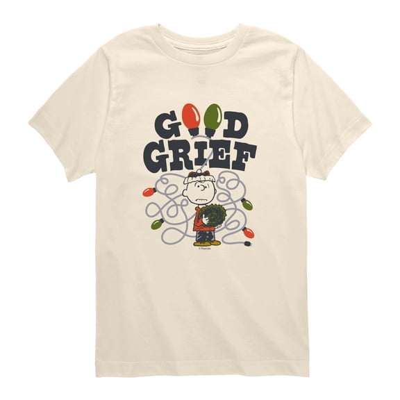 Peanuts - Charlie Brown Christmas Good Grief Toddler Short Sleeve Graphic T-Shirt