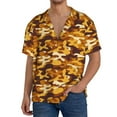 thumbnail image 1 of Fotbe Desert Camouflage Camisa Estampada de Manga Corta para Hombre, Casual de Verano, Estilo Playero, Sin Arrugas-Large, 1 of 5