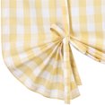 thumbnail image 6 of Tie Up Curtains, Buffalo Plaid Yarn Dyed Adjustable Kitchen Cafe Tie Up Curtain Valance, 6 of 7