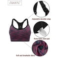 thumbnail image 6 of Sexy Sports Bras For Women- Padded Seamless High Impact Support Yoga Sports Bras For Gym Workout Fitness Running, Breathable Tank Tops,6 Colors And 5 Sizes, 6 of 6