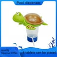 Turtle Chlorine Floater, Collapsible Floating Dispenser for 3 inch