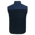 thumbnail image 3 of Men's Cutter & Buck  Navy Auburn Tigers Big & Tall Cascade Eco Sherpa Fleece Full-Zip Vest, 3 of 3