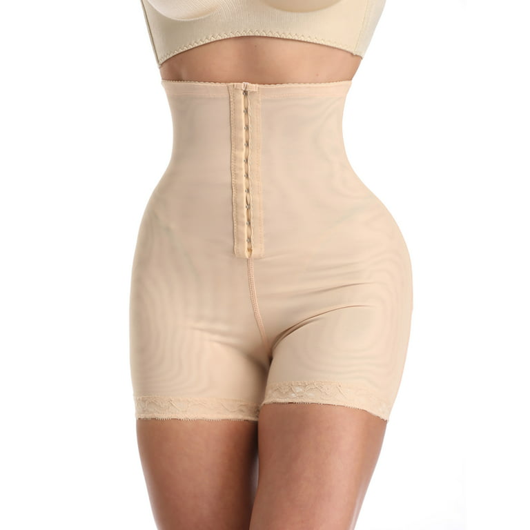 Odeerbi Shapewear for Women 2024 Tummy Control Bodysuit High Waist  Alterable Button Lifter Hip And Hip Tucks In Pants Beige 