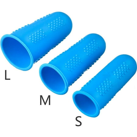 

Finger Support Sleeve Big Rubber Small Rubber Finger Tips Cutout Proof Gear Brace Sensory Gloves Gloves for Gel Manicure Reusable Finger Sleeves for with Gel Latex Gloves Disposable Medium Counting