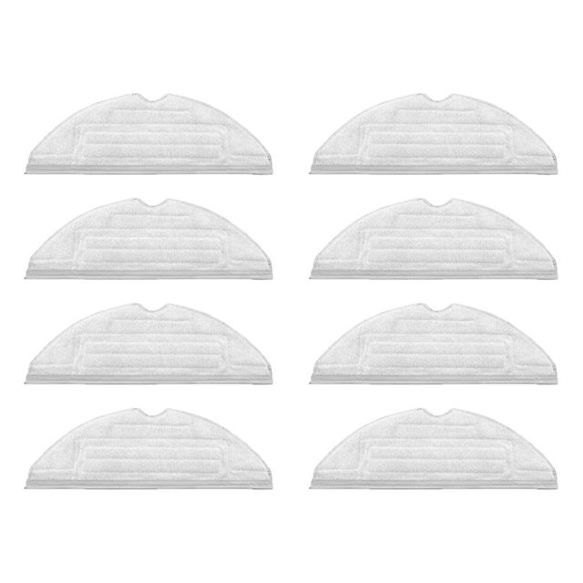 Accesorios para aspiradoras Xiaomi 8 pa?os de fregona para aspiradora Xiaomi Roborock S7 T7s T7 Plus G10