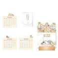 MICLOZYT Desk Calendar 20242025,12 Monthly Desk/Wall Calendar 2in1