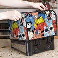 thumbnail image 7 of Lsque Funny Cats Print 4 Slice Toaster Cover , Kitchen Appliance Dustproof Protector , Toaster Protector Dustproof Kitchen Appliance Cover, 7 of 7