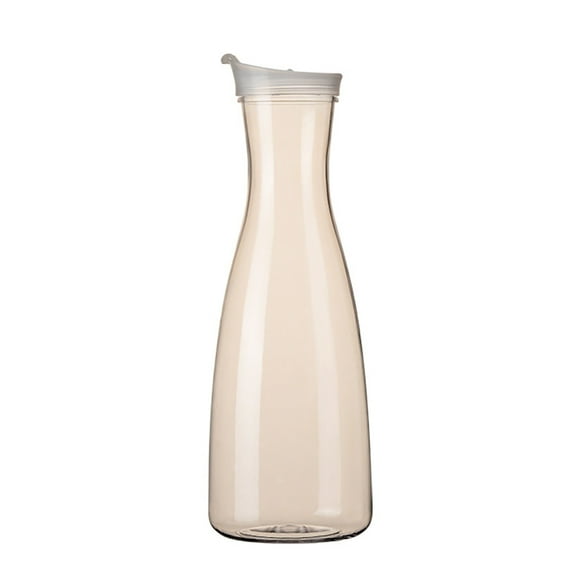 Mashaouyo Clearance Large Capacity Bag Large White (clear) Plastic Carafe Pitcher Acrylic (1.6 LT.) For Juice Water Wine Iced Tea Or Milk Not Suitable For Hot Drinks No Stickers!