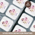 thumbnail image 6 of 3drose, Love, Health Traits of Chinese Zodiac Snake 2025 Year Gift, Charm, Set of 8 Coasters - Soft, 6 of 7