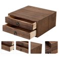 thumbnail image 1 of HLONK Drawer Tea Box Tea Bag Vintage Tea Drawer Waterproof Tea Box Coffee Organizer Wood Tea Storage Holder, 1 of 6