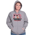 thumbnail image 5 of Betty Boop Anythings Possible Pun Zip Hoodie Sweatshirt Women Brisco Brands S, 5 of 6