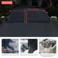 thumbnail image 4 of Funda antinieve para coche, 3 capas de grosor, protección contra heladas, para parabrisas, parasol, funda para nieve para coche con espejos laterales, funda para nieve para coche para sedán, 4 of 4