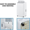 thumbnail image 5 of Air Conditioner, 12000 BTU Portable Air Conditioner With 24H Energy Save Timer, Cooling, Dehumidify, 2-Speed Fan, Suitable For Rooms Between 450-550 sqft, 5 of 7