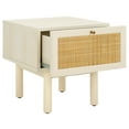 thumbnail image 5 of SAFAVIEH Aino Modern 1 Drawer Nightstand,Bleached White, 5 of 14