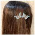 thumbnail image 4 of Durable Butterfly Hairpin Hair Accessories Hairdressing Hair Barrettes Hair Clamps Hair Clips for Women Short Hair - Blue, 4 of 8