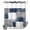 AbstractZF0581, variant on No Hook Shower Curtain with Built-in Rings - Turquoise Marble Texture Washable Waterproof Fabric Bathroom Curtains for Hotel,Rentals, 72 X 84 Inch Extra Long , Modern Abstract Watercolor Art