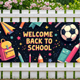 thumbnail image 5 of Colorful Welcome Back to School Banner Backdrop with School Supplies Elements Party Decorations for Classroom Decor School Events Photo Backdrop, 5 of 8